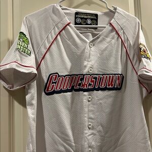 Cooperstown All Star Village‎ embroidered patches Baseball Jersey #21 size S